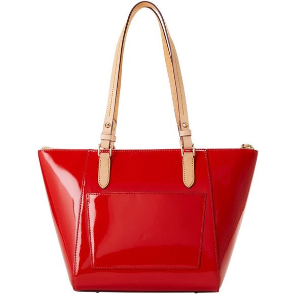Dooney & Bourke Patent Maxine Tote - Red - Picture 4 of 4